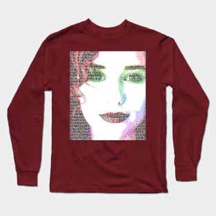 Tori Amos Word Portrait (Cornflake Girl lyrics) Long Sleeve T-Shirt